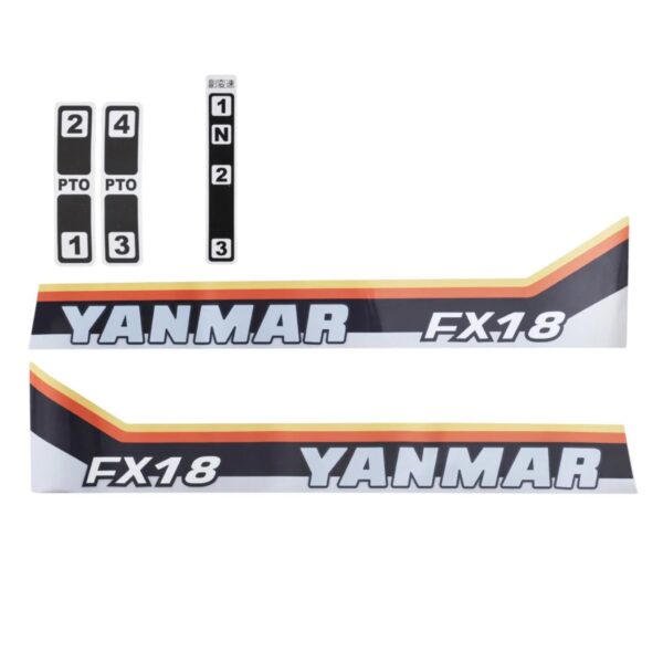 Stickerset Yanmar FX18 FX18D